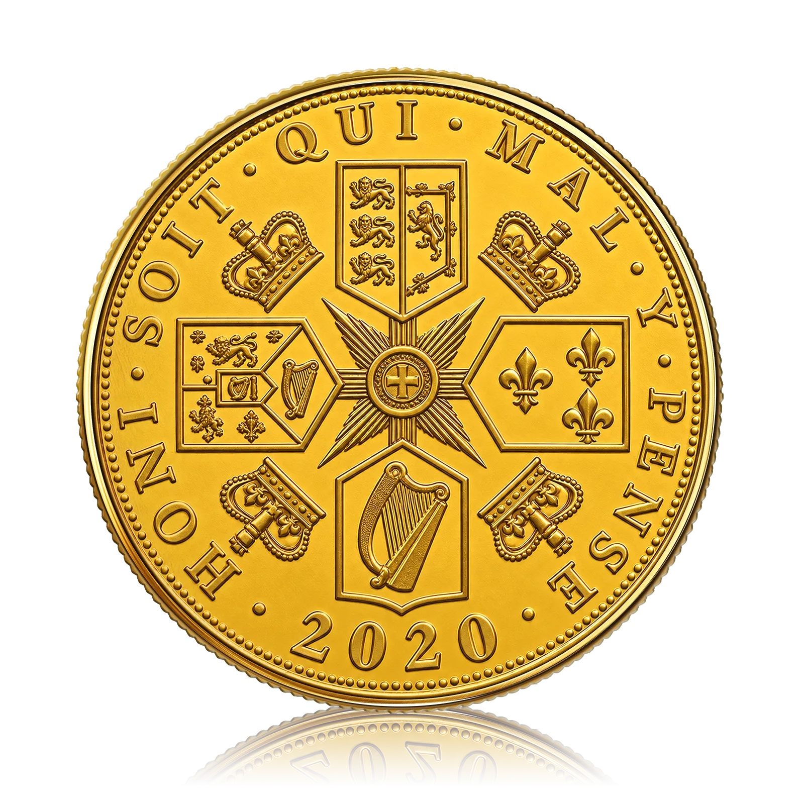 Preowned  Gold Proof Sovereign George lll 5-Coin Box Set (2020) 7